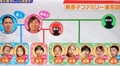美奈子 子供 家系図
